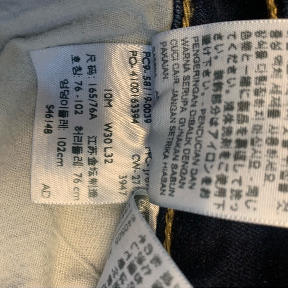 Levi's Women's Straight-Leg Jeans in Dark Indigo - Picture 3 of 3